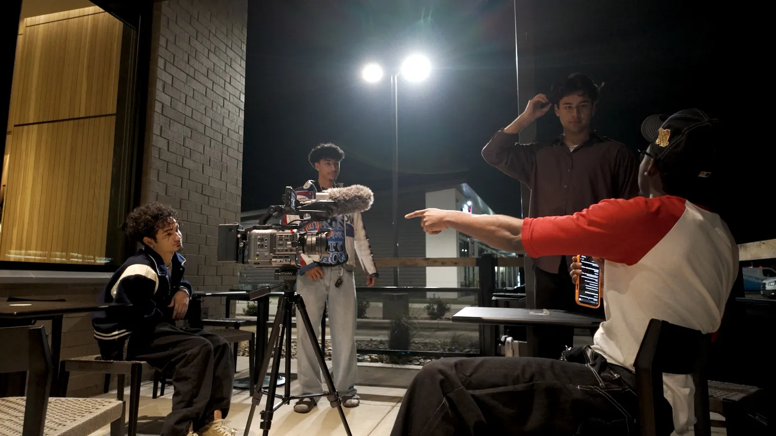 Viridian Films on set